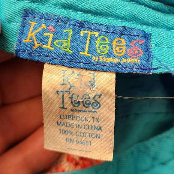 NWOT Kid Tees Aqua Baltimore Crab Bucket Hat Size 6-12 Months - Picture 9 of 12